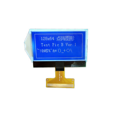 monochromatic lcd display STN Blue COG LCD 12864