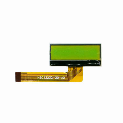COG Type STN Yellow Green 132*32 dot matrix lcd display manufacturers