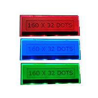 160x32 LCD Display Module With RGB Backlight For Car radio Display