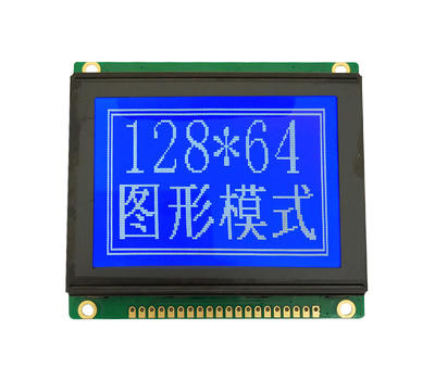 COB LCD Module STN Blue Screen 128x64 liquid crystal display supplier